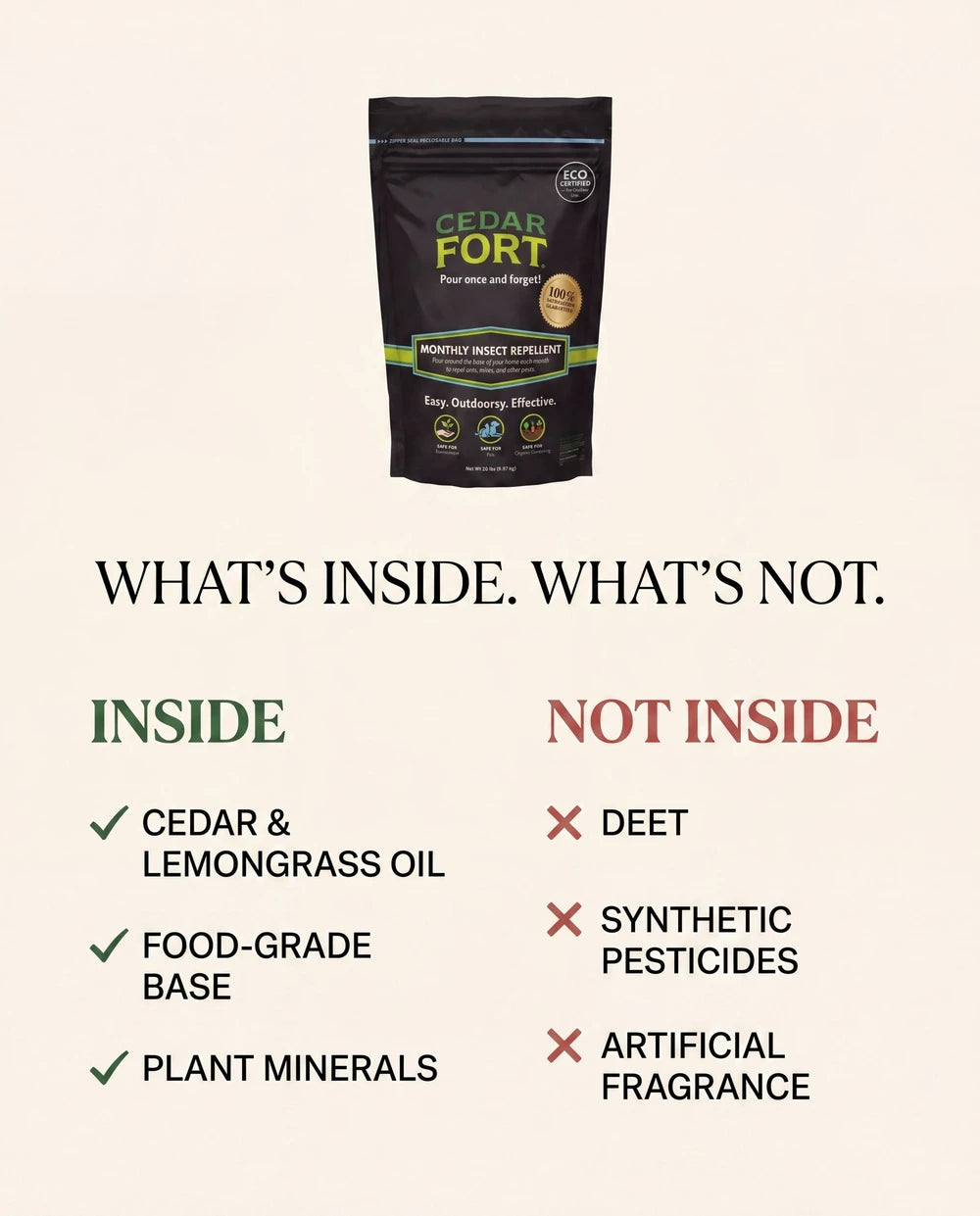 Cedar Fort Insect Repellent
